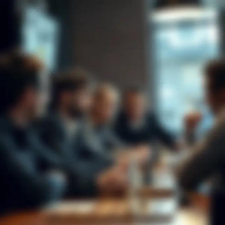 A group engaged in a lively discussion about gaming strategies