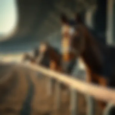 A timeline showcasing the history of horse racing in Korea