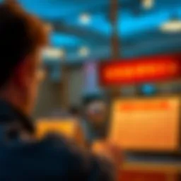 Historical representation of lottery drawing