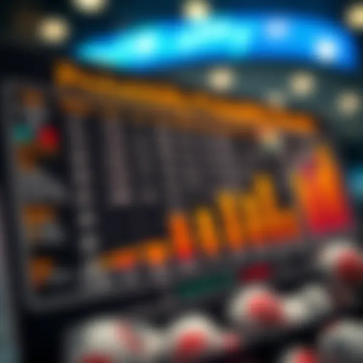 Chart depicting probability and outcomes