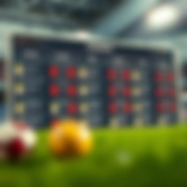 A strategy board showcasing various betting strategies for informed decisions