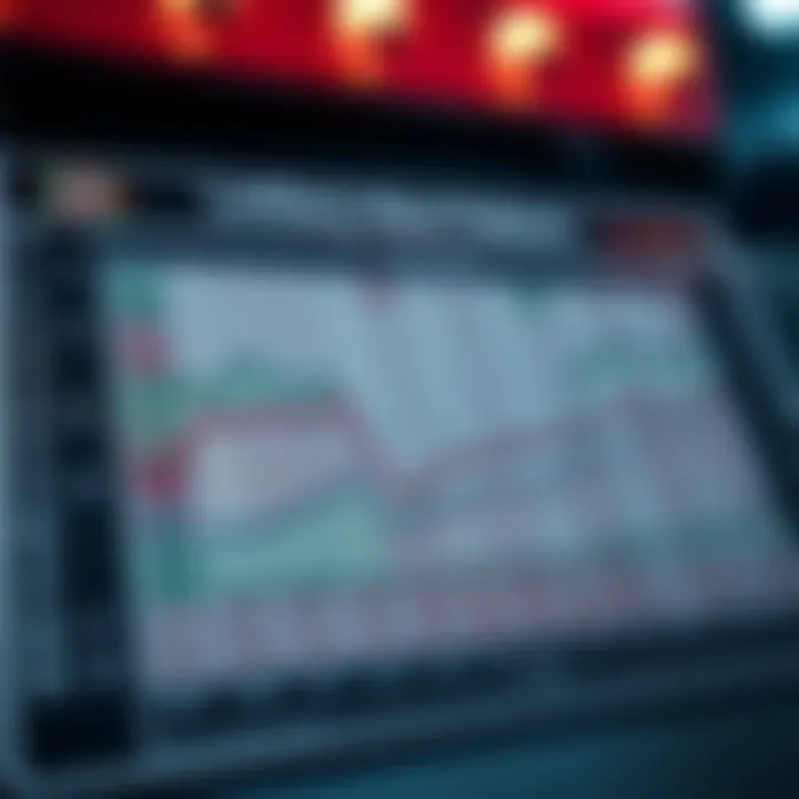 An analytical chart showcasing lottery number patterns