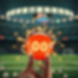 Dynamic illustration of Powerball 5-minute game concept