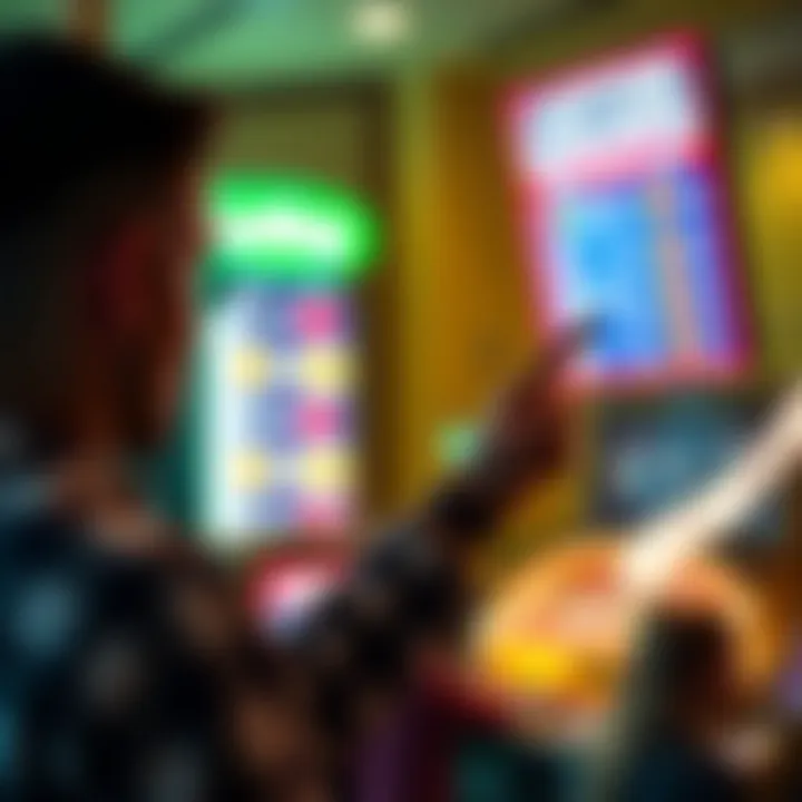 Visualization of tips to increase lottery winning odds