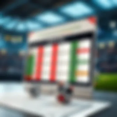 Strategic analysis chart for betting strategies and outcomes